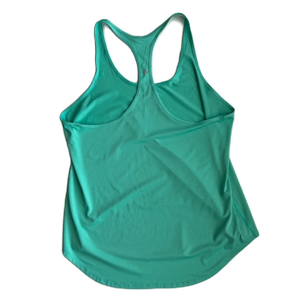 Lululemon Women's Green Tech Mesh Singlet Size 10 Large‎
